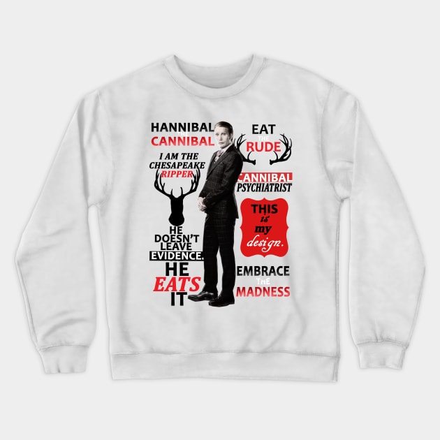 Hannibal Crewneck Sweatshirt by red-leaf